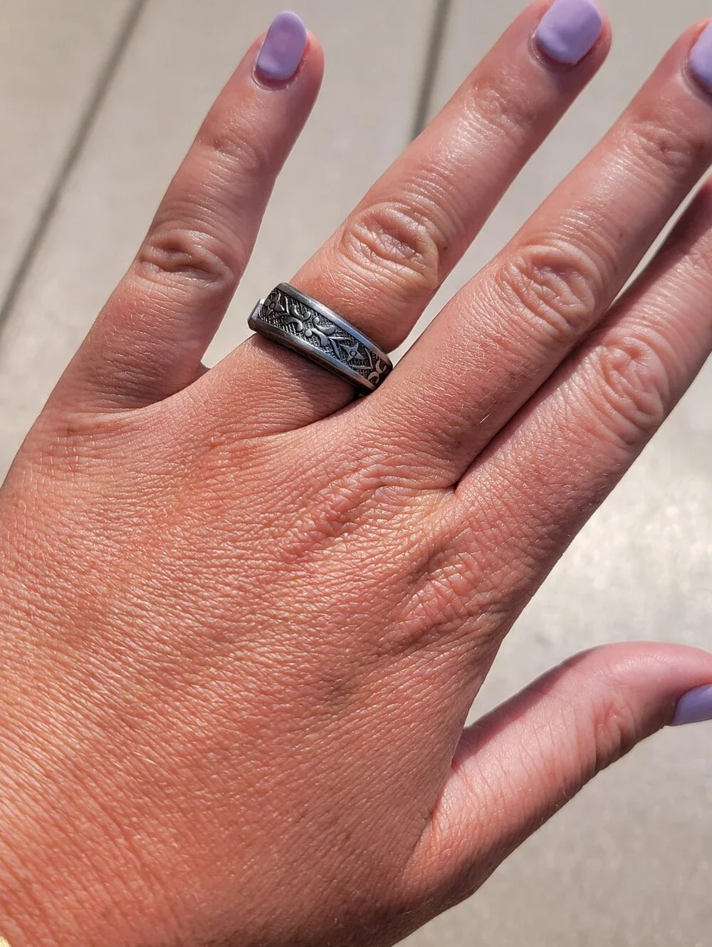 Size 8 Spoon Ring